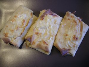 Crêpes jambon fromage